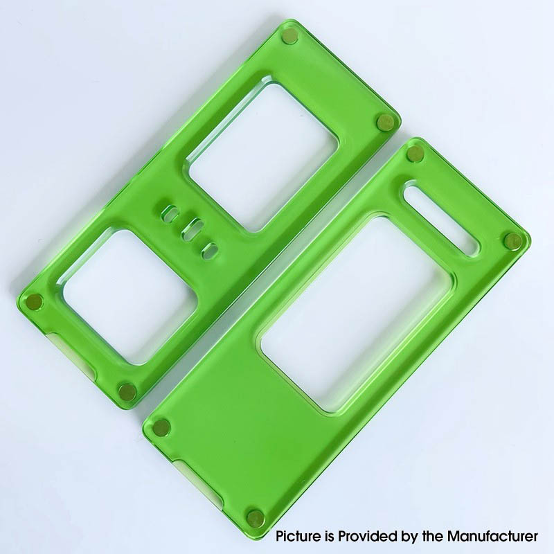 Replacement Front + Back Door Panel Plates for Aspire Raga Aio Pod (2 PCS)
