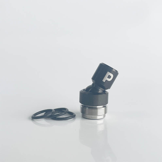 Never Normal Joystick for dotMod dotAIO V1 / V2 Pod - Silver + Beige, 360 Degree Rotatable Mouthpiece