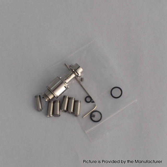 Misión KB2 RBA Puente para bb / billet / boro - plateado, pasadores de aire 1.0 mm / 1.2 mm / 2.0 mm / 2.5 mm / 3.0 mm / 3.5 mm / 4.3 mm