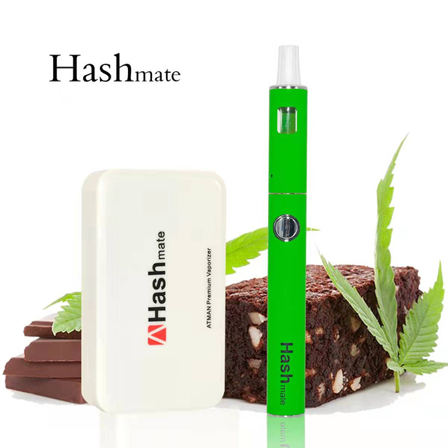 ATMAN Hashmate Hashish Vaporizer with Full Melt Hash & Bubble Hash - 420 PARADISE 600mAh
