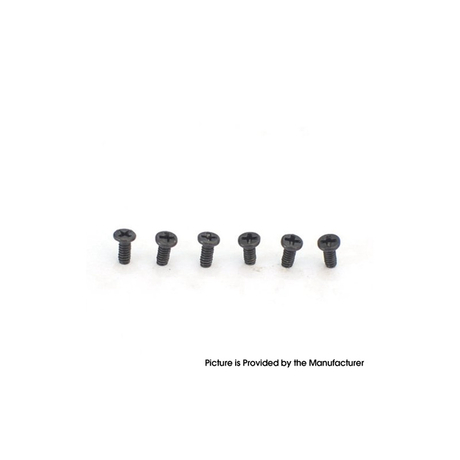 Authentic MK MODS Replacement Screws for Cthulhu RBA AIO Box Mod Kit (6 PCS)