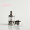 Rekavape Baya Style RTA Tank Atomizer - 4.2ml, Silver/Titanium + PEI/PC, 22mm, 1.2/1.5/1.8mm Air Pins
