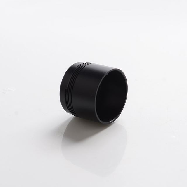 SXK tampa superior de substituição de estilo com ponta de gotejamento para o estilo Basic V2 do 5A RDA - preto, pom, 22mm de diâmetro