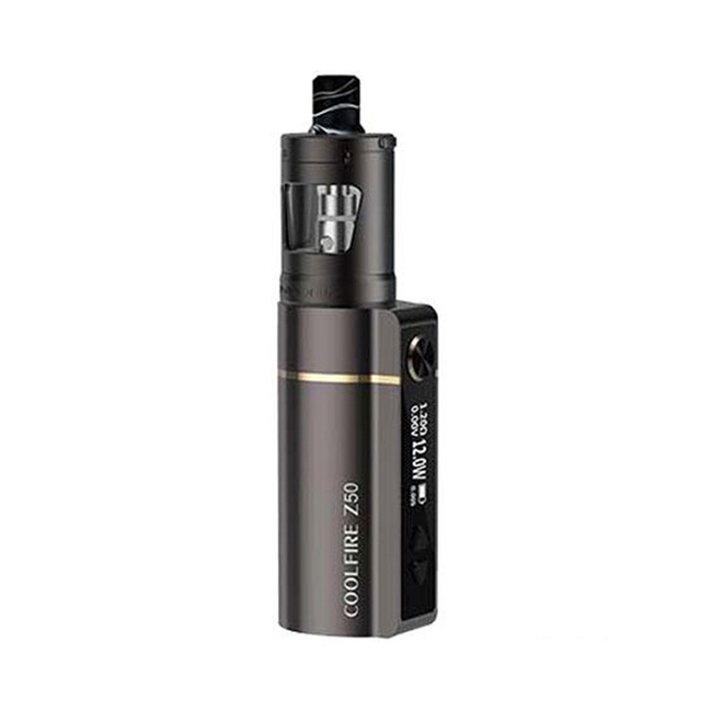 Authentic Innokin Coolfire Z50 50W 2100MAH variabel variabel kotak watt Mod Vape kit dengan tangki zlide - logam senjata, 6 ~ 50w, 4ml