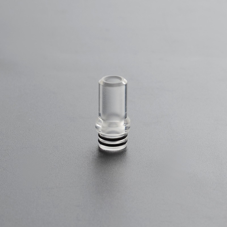 Replacement 510 Drip Tip for Flash e-Vapor V4.5 / V4.5S+ RTA - Transparent, PC, 21mm