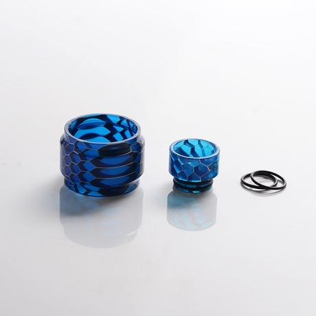 Replacement Tank Tube + Drip Tip Kit for FreeMax Fireluke Mesh Sub Ohm Tank Vape Atomizer 