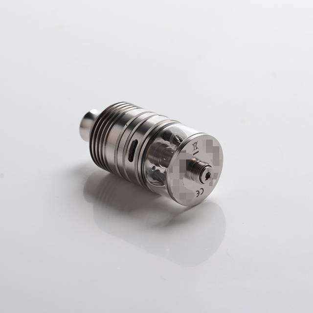 YFTK Typhoon Taifun GX Style MTL / DL RDTA Rebuildable Dripping Tank Vape Atomizer - Silver, 316 Stainless Steel, 4ml, 23mm Diameter