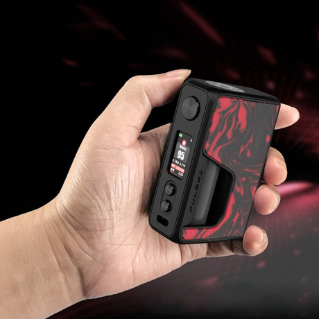 Authentic Vandy Vape Pulse V2 II 95W TC VW BF Squonk Squeeze Vape Box Mod - Flame Red Resin, 5~95W, 1 x 18650 / 20700 / 21700