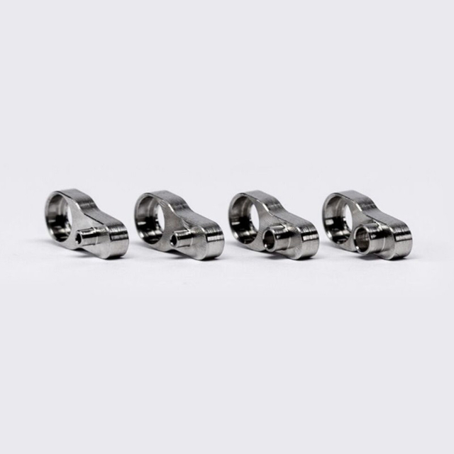 YFTK Dvarw MTL FL FOLIFT 22mm/24mm RTA Substituição Fluxo de ar único AFC Inserções - prata, 0,8 + 1,0 + 1,5 + 2,0mm, (4 pcs)