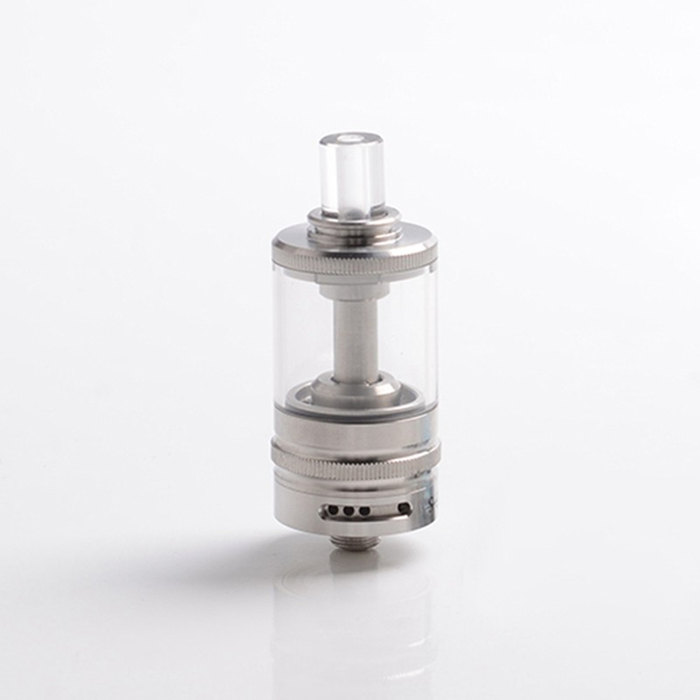 SXK O estilo Syclla Scylla Style Mtl RTA tanque reconstruível Vape Atomizador - Silver, 316 Aço inoxidável, 4ml, 22mm de diâmetro