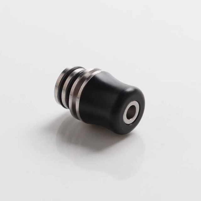 Authentic Auguse Substituição MTL 510 Dica de gotejamento para RDA / RTA / RDTA / sub -ohm tank Vape Atomizador - preto, pom, 16,5mm