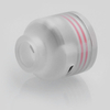 Authentic Oumier Wasp Nano Mini RDA Rebuildable Dripping Atomizer w/ BF Pin - White + Silver, Stainless Steel + PC, 22mm Dia