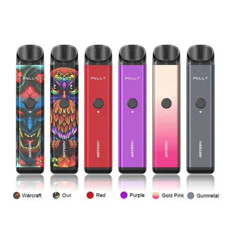 Authentic Artery PAL LT 11W 700mAh Pod System Vape Starter Kit - Gun Metal, 2.0ml, 1.3ohm