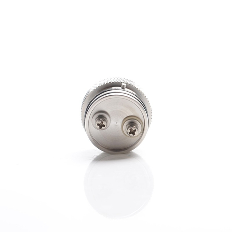 YFTK Flash e-Vapor V4.5S+ Style RTA Rebuildable Tank Vape Atomizer 316 Stainless Steel + Glass, 4.5ml, 23mm Diameter