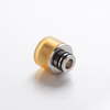 Authentic Reewape AS309 Replacement 510 Drip Tip for RDA / RTA / RDTA / Sub-Ohm Tank Vape Atomizer - Gold, Resin + SS, 15.5mm