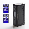 Authentic Lost Vape Centaurus DNA 250C 200W TC VW Vape Mod - Black/Ostrich-Tactile Carbon Fiber, 2 x 18650, 1~200W, 200~600'F