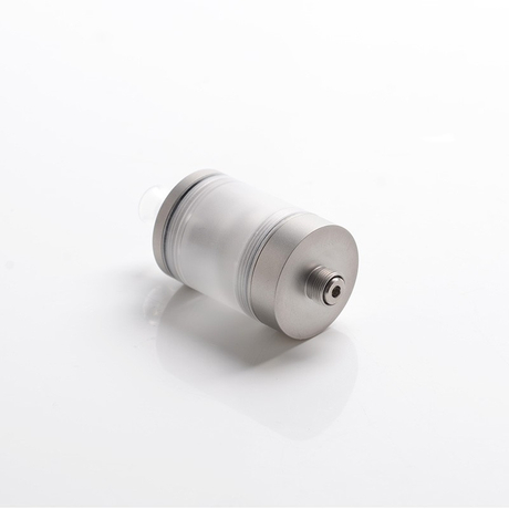Vapeasy Roulette Style MTL / DL RTA Rebuildable Tank Vape Atomizer - Silver, Stainless Steel, 3.5ml, 22mm Diameter