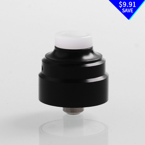 SXK One Style RDA Rebuildable Dripping Atomizer w/ BF Pin - Black, POM + 316 Stainless Steel, 22mm Diameter