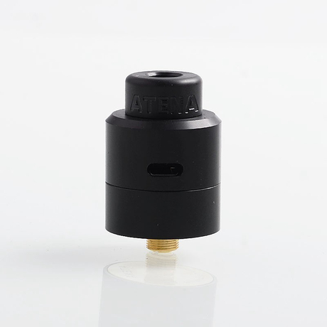 Authentic Civanpor Atena RDA Rebuildable Dripping Vape Atomizer w/ BF Pin - Black, POM + 316 Stainless Steel, 24mm Diameter