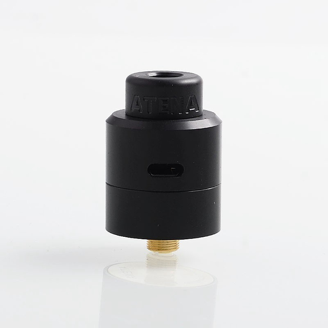 Authentische Civanpor Atena RDA Wiederaufbaubares Tropfen Vape Atomizer mit BF -Stift - Schwarz, POM + 316 Edelstahl, 24 mm Durchmesser