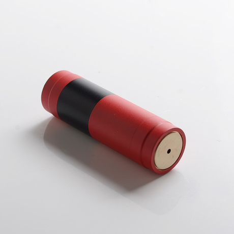El Thunder MTLite Style Vape Mechanical Mod - Red + Black, Brass, 1 x 18350 / 18650