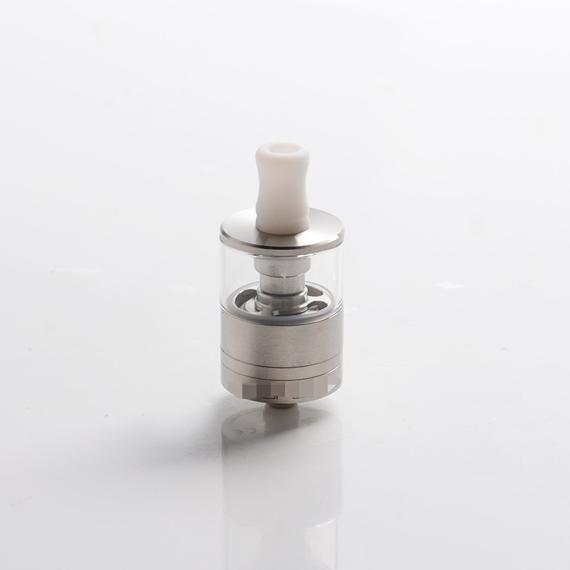 SXK DVARW MTL FL Стиль Feepleftift RTA Результат Vape Atomizer - Silver, 3,5 мл, 316 нержавеющая сталь, диаметр 22 мм.