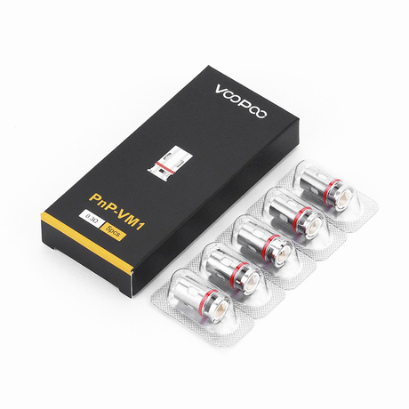 authentic voopoo pnpvm1 dl single mesh coil head for voopoo vinci vinci r vinci x pod kit silver 03ohm 3240w 5pcs 