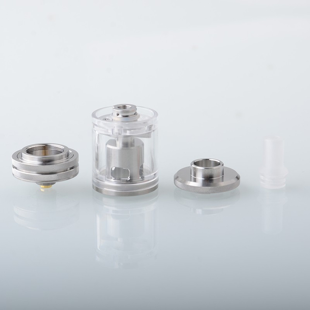 Authentic BP Mods Pioneer S Tank Clearomizer Vape Atomizer Short Version 2.5ml RDL 0.55ohm / MTL 1.05ohm 22mm