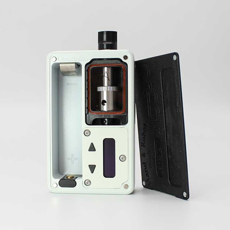 SXK BB 60W All-in-One VW Box Mod Vape Kit w/ USB Port  White Aluminum Alloy1 x 18650 Evolv DNA 60 (2022 Logo)