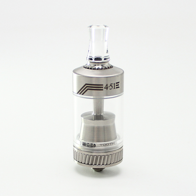 SXK 4.51 RTA Rebuildable Tank Vape Atomizer Silver 316SS 4.51ML 22 mm Diameter