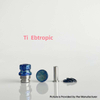 Rekavape Mission XV Mini Nuke V2 Style Integrated Drip Tip & Fire Button Set – Titanium + Stainless Steel, Compatible with dotMod dotAIO V2 Pod