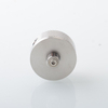 Replacement Build Deck for Empire V Style RTA – Knurled Surface, Silver Stainless Steel