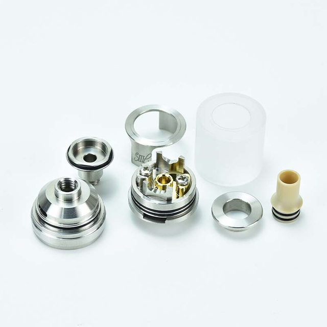 YFTK Monarchy J3S Style DL RTA Rebuildable Tank Vape Atomizer, 316 Stainless Steel + PCTG, 2.5ml, 22mm Diameter