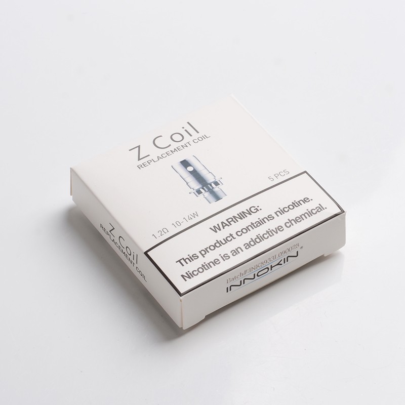 Autêntico Innokin Z Bobinas de substituição para tanques zenith / zlide-0,8OHM / 1.0OHM / 1.2OHM / 1.6OHM (5-PACK))