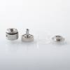 Empire V Style RTA Replacement Glass Tank Tube Kit – Blank / Knurled Surface, Stainless Steel Base, Transparent