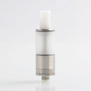 Dvarw Style MTL RTA Atomizer - 316 Stainless Steel, 2ml Capacity, 16mm Diameter, Silver