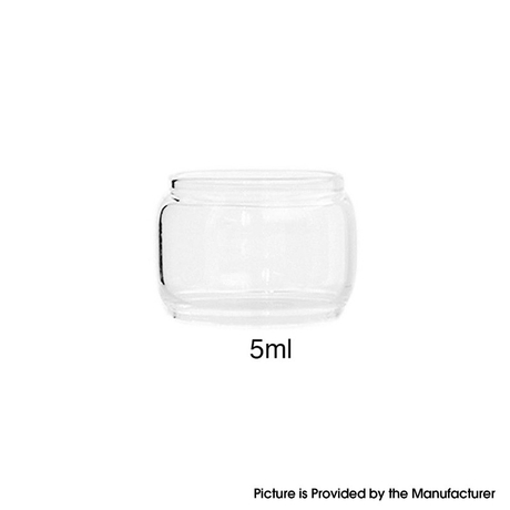 Authentic FreeMax Replacement Bubble Tank Tube for FreeMax Twister 80W VW Mod Kit - Transparent, Pyrex Glass, 5ml