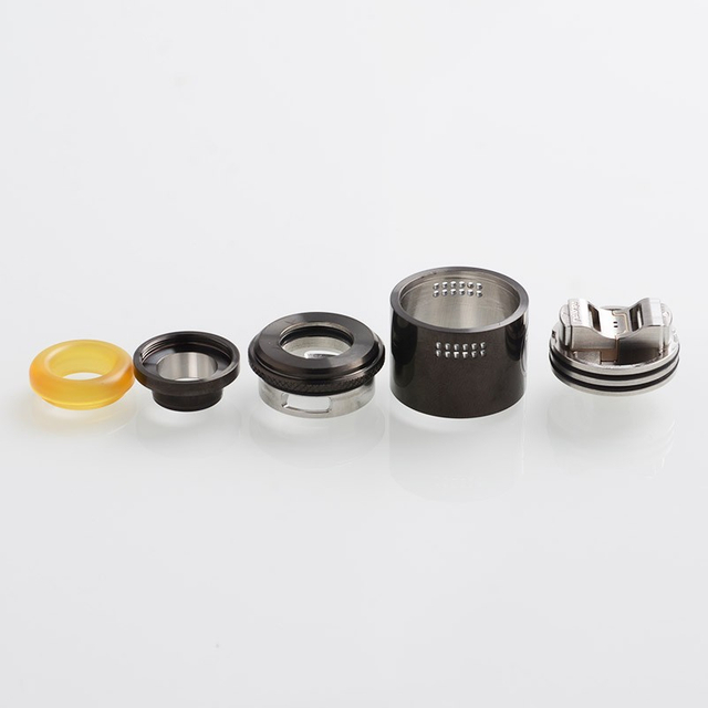 Authentic Yachtvape Meshlock RDA Rebuildable Dripping Atomizer w/ BF Pin, Stainless Steel, 24mm Diameter