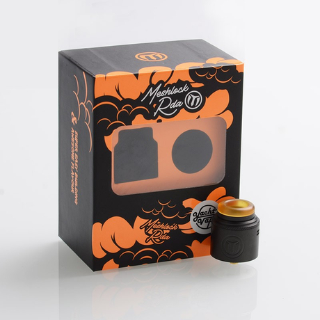 Authentic Yachtvape Meshlock RDA Rebuildable Dripping Atomizer w/ BF Pin, Stainless Steel, 24mm Diameter