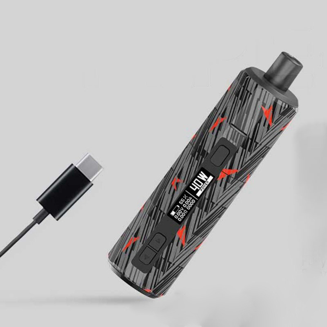 Authentic Hugo Vapor Boxer AIO Pod Vape Mod Kit, 1500mAh, 5~40W, 3.5ml, 0.4ohm Mesh Coil