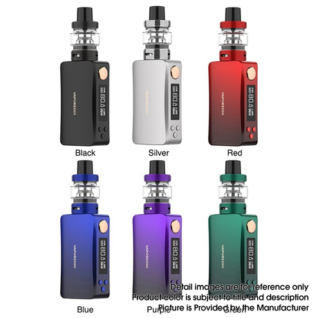 Authentic Vaporesso Gen Nano 80W 2000mAh TC VV VW Mod Vape Starter Kit with GTX Tank 22, 3.5ml, 0.2ohm / 0.6ohm, 5~80W