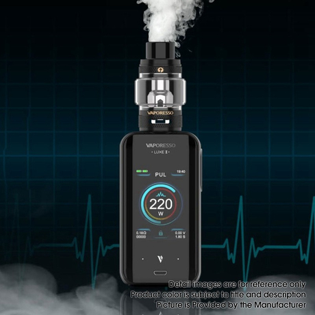 Authentic Vaporesso LUXE II 220W VW Box Mod Vape Kit with NRG-S Tank Atomizer , 2 x 18650, 5~220W, 8.0ml
