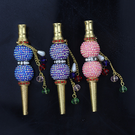 Hookah Mouth Tips, Jewelry Alloy Shiasha Mouthpieces-Lantern shape
