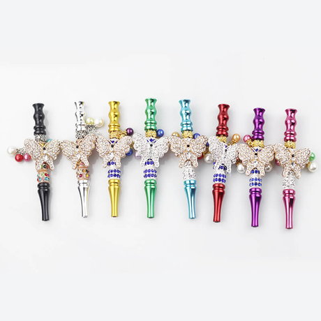 Hookah Mouth Tips, Jewelry Alloy Shiasha Mouthpieces-butterfly shape
