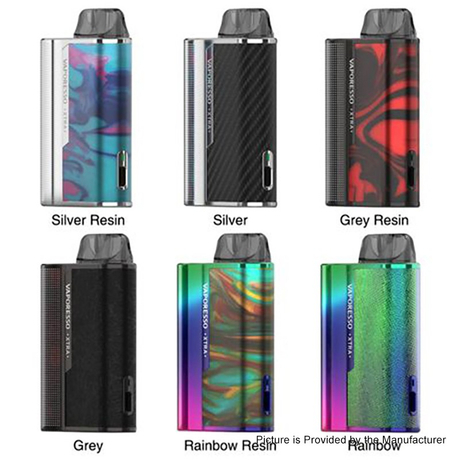 Authentic Vaporesso XTRA 900mAh Pod System Vape Starter Kit , 2ml, 0.8ohm / 1.2ohm