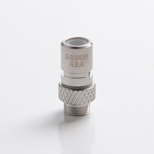 Authentic Hellvape Grimm Pod System Vape Kit / Cartridge Replacement RBA Rebuildable Coil Head - Silver54097