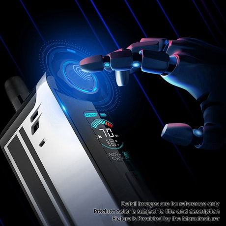Authentic Vapefly TGO 70W 2300mAh VW Variable Wattage Pod System Vape Mod Kit - Black, Fingerprint, 5~70W, 4.5ml, 0.3 / 0.6ohm