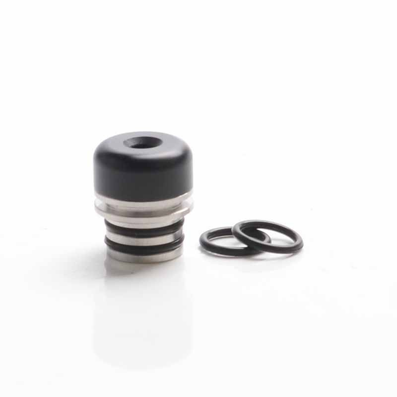 Authentic Auguse Replacement MTL 510 Drip Tip for RDA / RTA / RDTA / Sub-Ohm Tank Vape Atomizer - Black, POM, 12.5mm