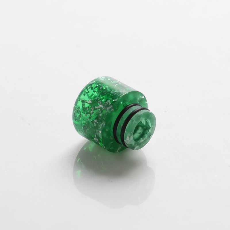 Replacement 510 Drip Tip for RDA / RTA / RDTA / Sub-Ohm Tank Vape Atomizer - Green, Resin, 14mm