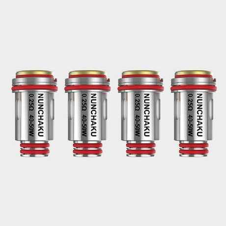 Authentic Uwell Replacement Claptonized A1 Coil for Nunchaku 2 / Nunchaku Sub Ohm Tank - 0.25 Ohm (40~50W) (4 PCS)